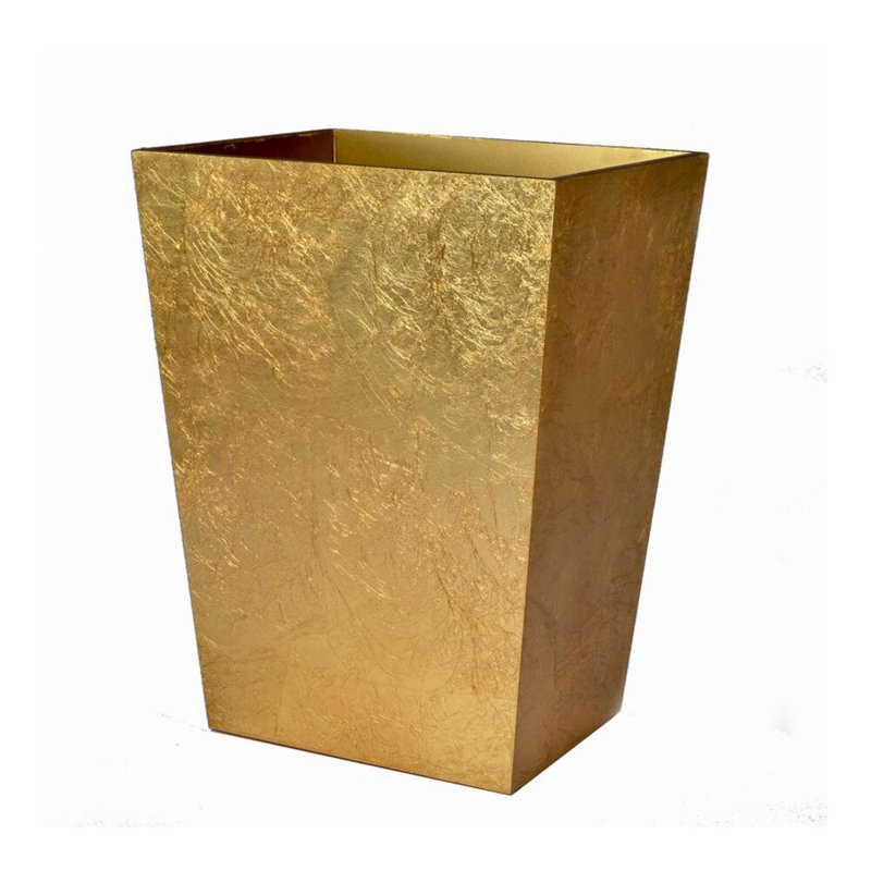 Eos 3 Gallons Waste Bin, Gold