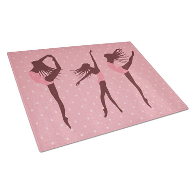 Tableau de polkadotscutting rose en verre trésors caroline