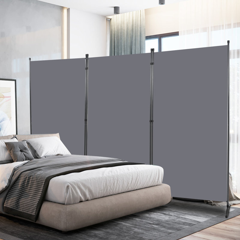 Cloison pliante Dormington, gris, H 71,3 po x l 102 po x P 19,7 po, 3