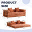 Canapé-lit futon convertible - Revêtement en chenille double mode avec rembourrage en mousse de qualité supérieure-1358218812