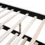 Lit plateforme tapissier avec pieds de soutien en bois et lit gigogne Aevah-67982428-67982426