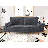 Mauck Modern Sofa,70 Inch Velvet Couch for Living Room,Spring Cushions,Solid Wood Frame,Easy Assembly for Small Spaces-860037017