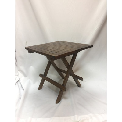 20'' Solid Wood Square Folding Table