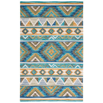 Bryenna Hand Tufted Wool Geometric Rug