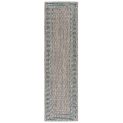 Courtyard Power Loom Performance No Pattern Indoor Rug