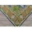 Tapis multicolore bleu touffeté à la main-123131488