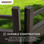 Clôture de bordure solaire Sunjoy Garden Fence-100215121