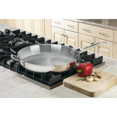 Cuisinart 14 in. Stainless Steel Skillet