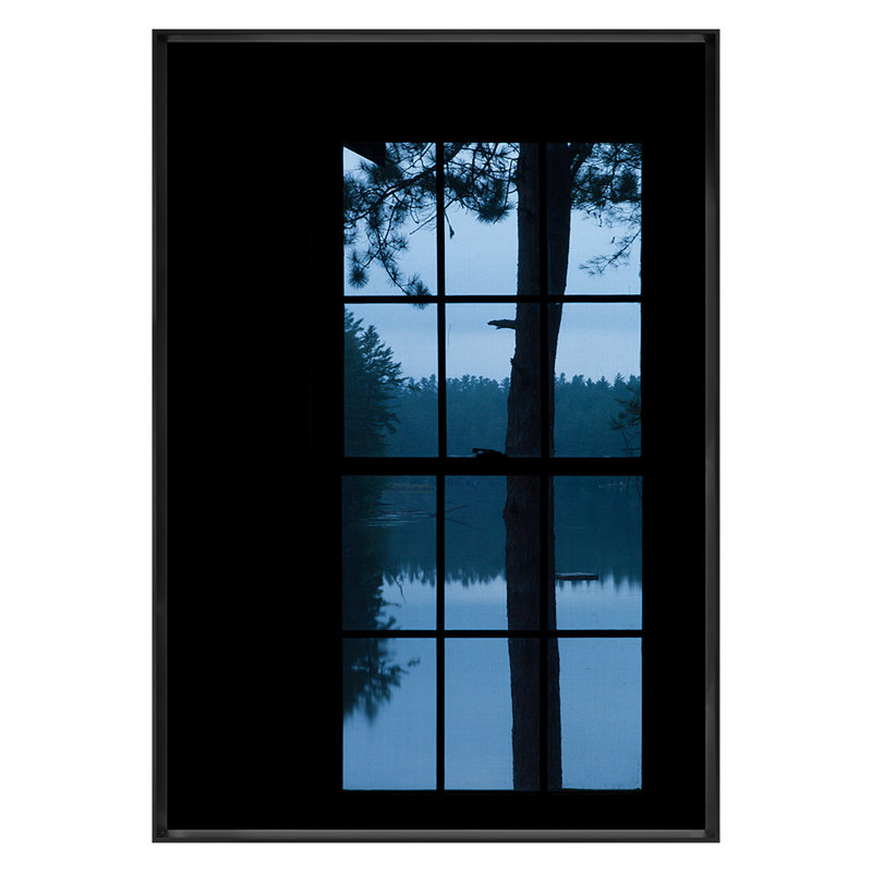 Settling Evening 2 Print by Stuart Haury, Black Framed, 34" H x 24" W