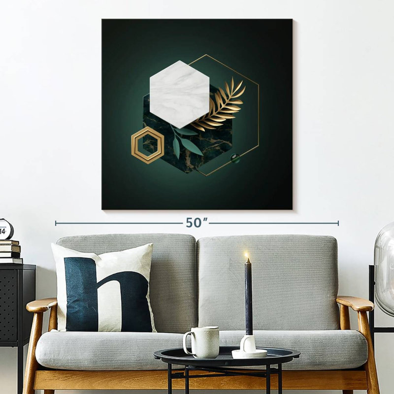 Avery Fancy Hexagons, 33" H x 33" W