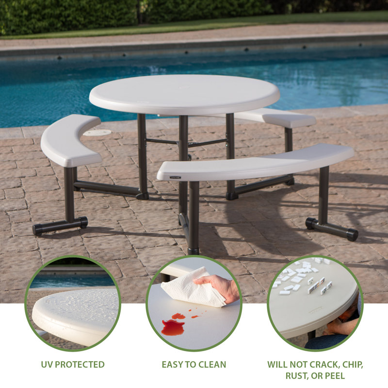 6 - Person Patio Dining Set with Round Table