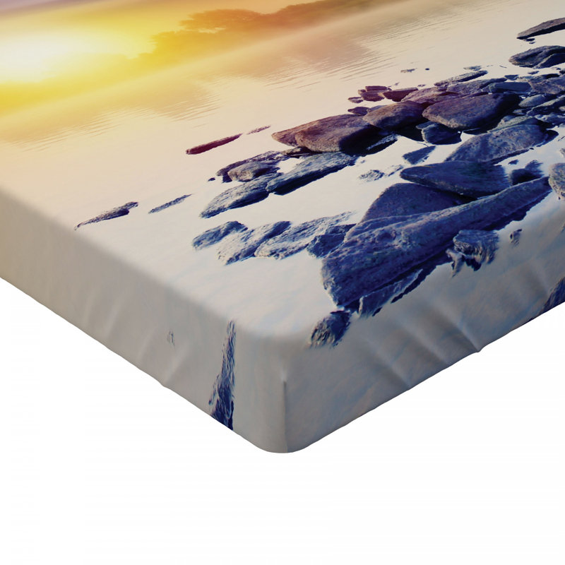 Drap-housse en microfibre Landscape, Drap-housse grand