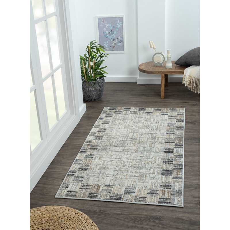 Maya cream Rug, Rectangular 80 x 150cm