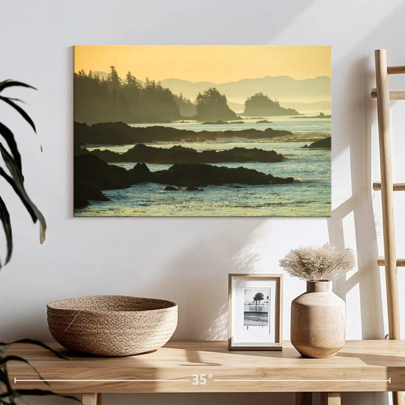 Gillard, île de Vancouver, côte ouest d'Ucluelet, H 16 po x l 24 po