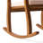 Acacia Wood Patio Rocking Chair with Cushions for Outdoor Relaxation