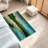 Blue Fishing Boat Calm Lake Landscape Beautiful Machine Washable Indoor Area Rug-129431528