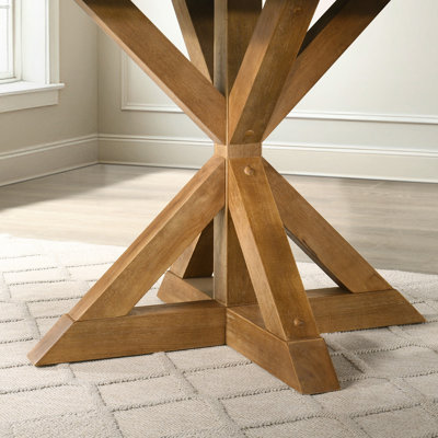 Windvale Cross-Buck Base Dining Table