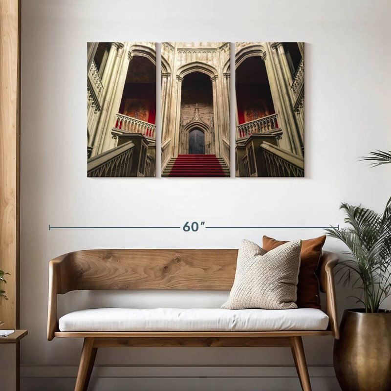 Grand escalier Hitzel, H 28 po x l 45 po