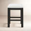 Tabouret de comptoir rembourré Mya-100937867