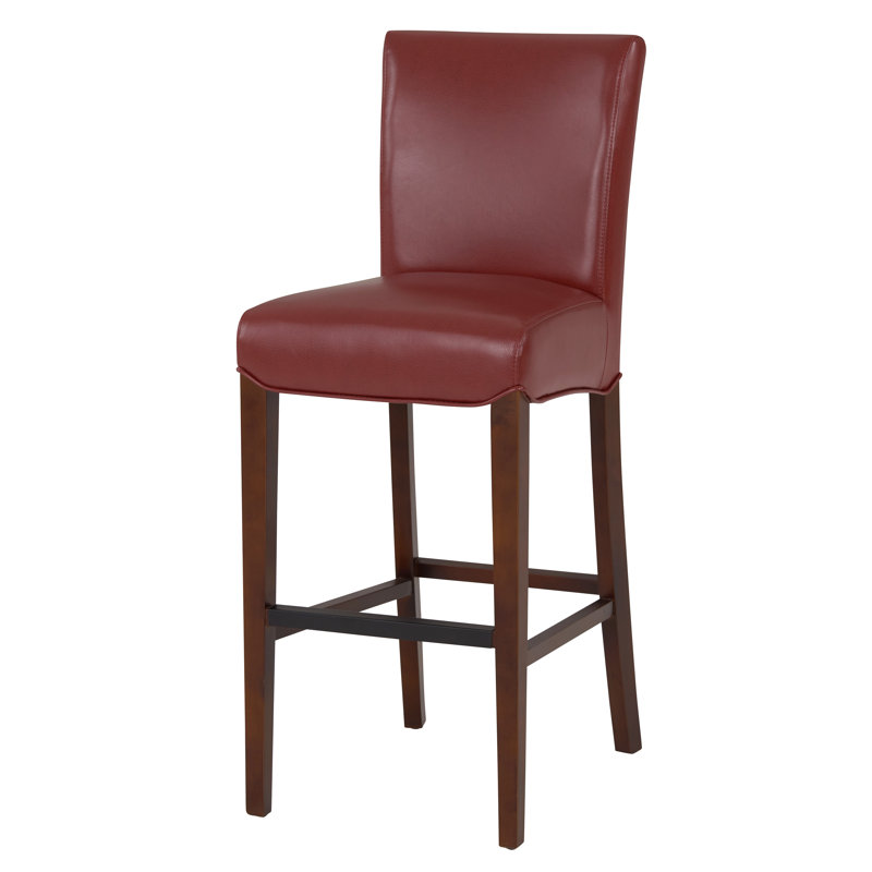 Liliana Upholstered Counter Stool, Coffee Bean, Counter Stool (26.5 " Seat Height)