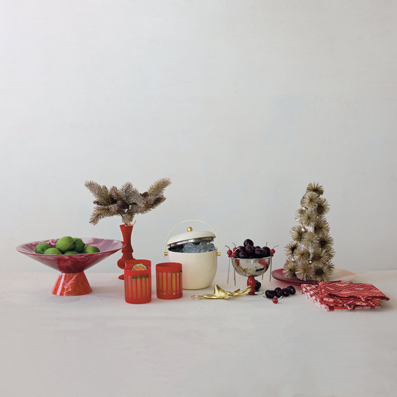 Ruby Red Artisanal Glass Tumbler