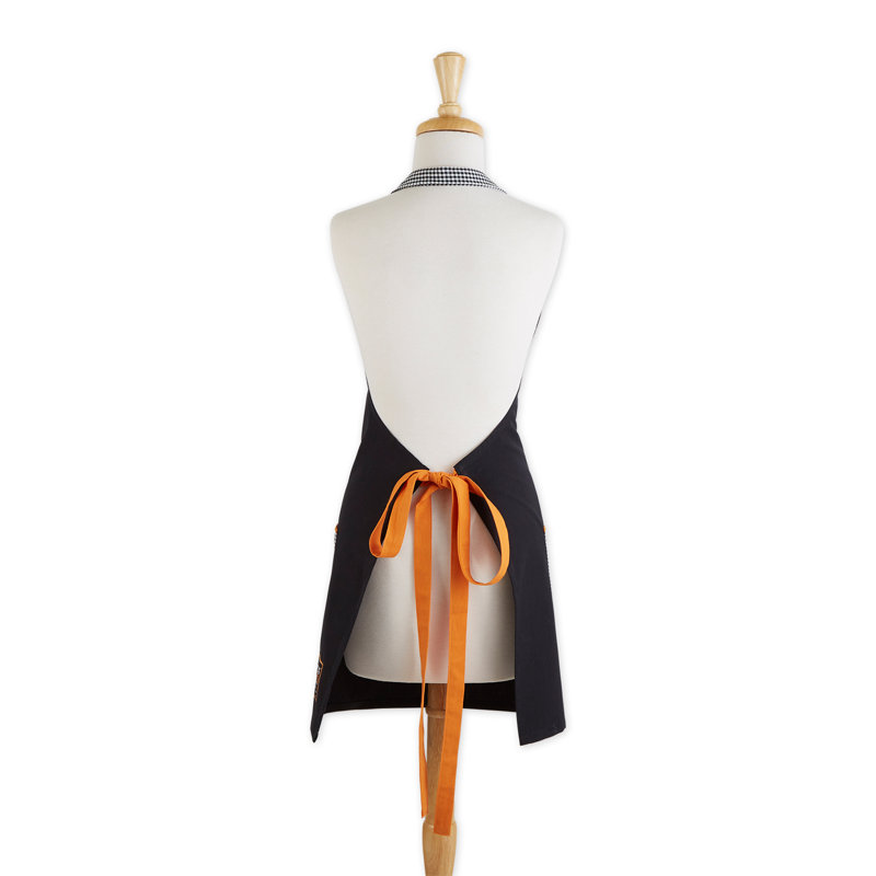No Pattern Cotton Bib Apron