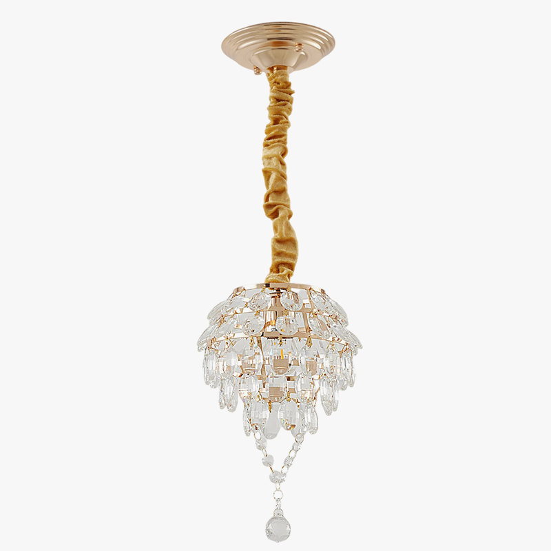 1 - Light Gold Dome Pendant