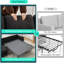 Canapé-lit modulaire coulissant 106,5 "avec ports de charge et matelas en mousse à mémoire de forme-595700061