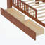 Wooden Bed with Two Under-Bed Drawers-1351924112