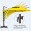 Parasol carré en porte-à-faux 120 po-1075560061