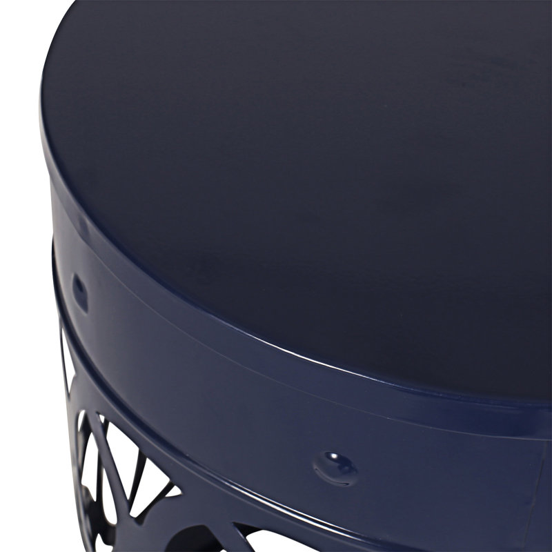 Outdoor Side Table Set, Navy Blue