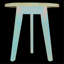 Table d'appoint ronde en bois Marina