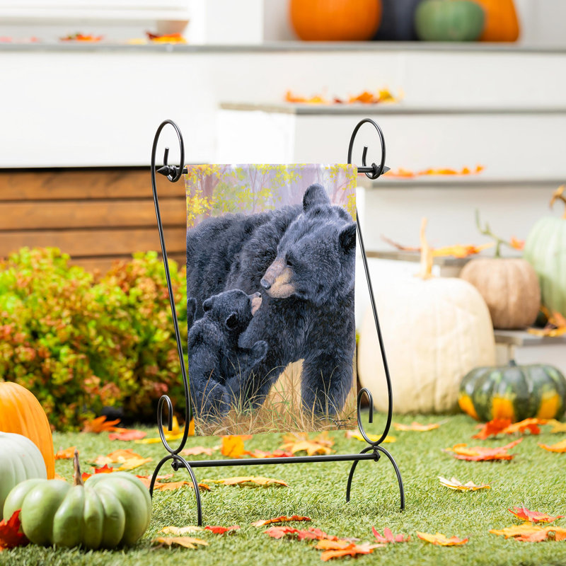 Drapeau de jardin Bear Kisses