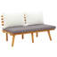 Chaise longue avec coussins 4 pièces Damita-918058806