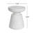 Outdoor Ponti Travertine Side Table