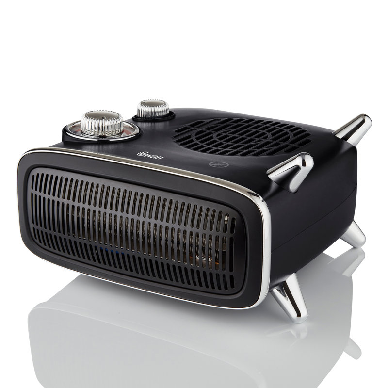 Swan 2000 BTU Electric Compact Space Heater with Adjustable Thermostat
