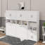 Lit escamotable simple avec placard, tiroirs et bureau