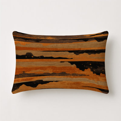 Gilded Dunes Indoor And Outdoor Throw Pillow