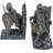 Arthurian Knight Bookends,Grey Stone,8 Inch, Set Of Two