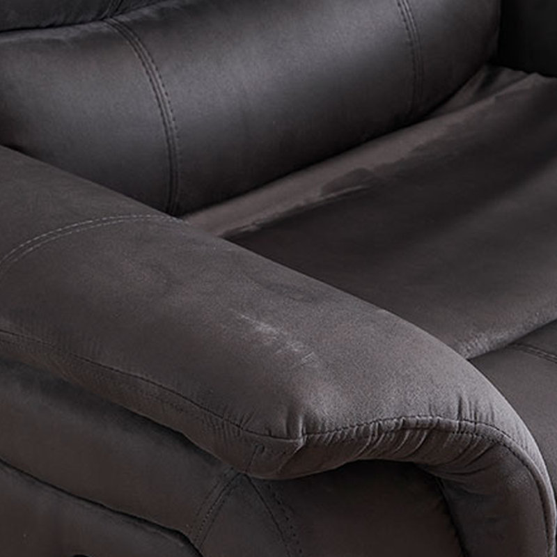 Chaise de loisirs multifonctionnelle en bois massif, Gris foncé