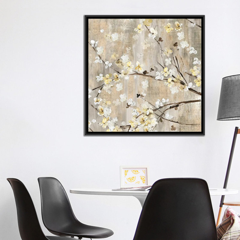 «Pearls», reproduction sur toile, H 26 po x l 26 po x P 1,5 po, Toile avec cadre noir, Pas de tapis