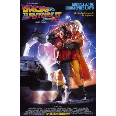 Back To The Future Part 2 Movie Poster - Unframed Print