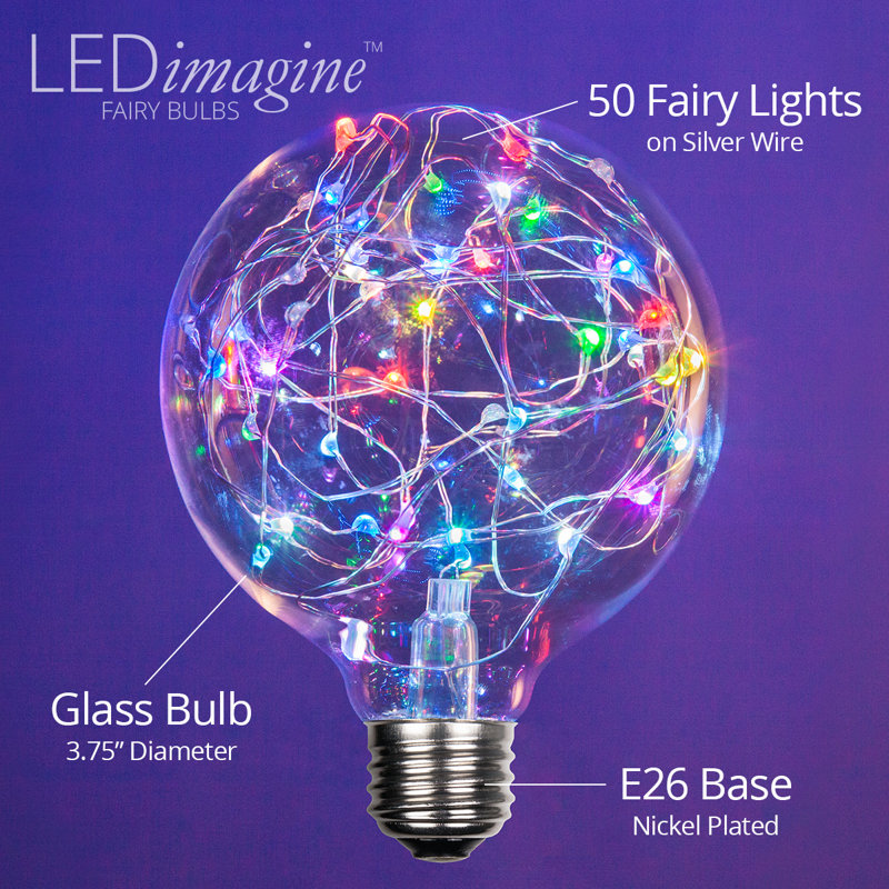 25 Watt Equivalent G95 LED Non-Dimmable Light Bulb E26/Medium (Standard) Base