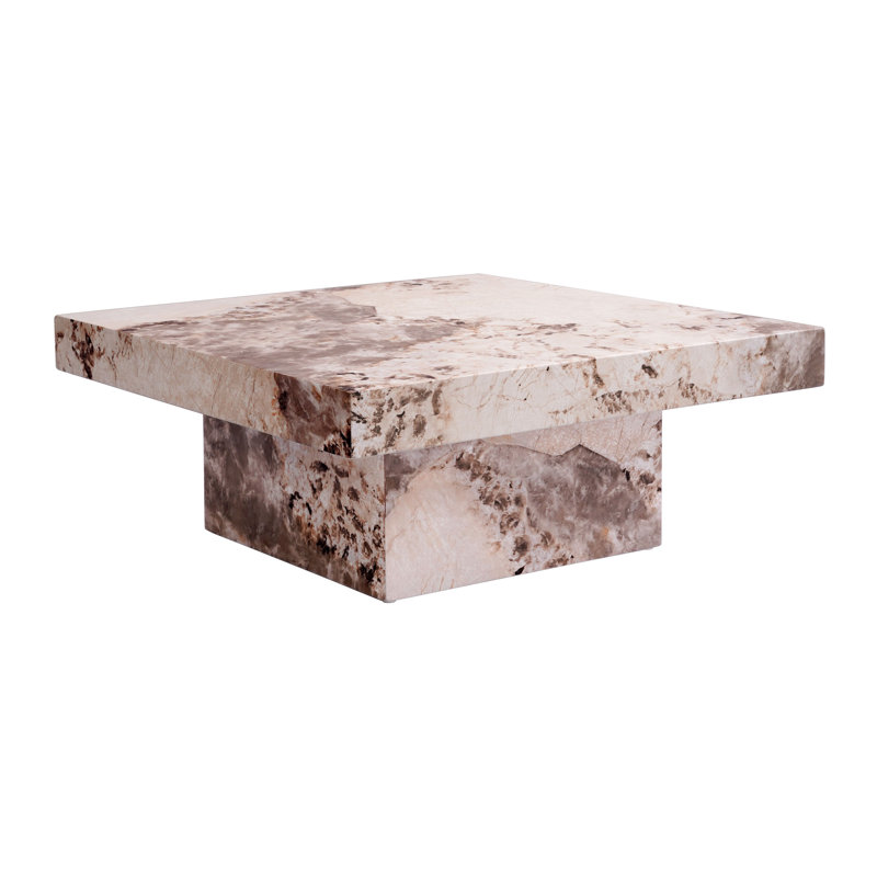 Table basse, finition pierre d'ingénierie