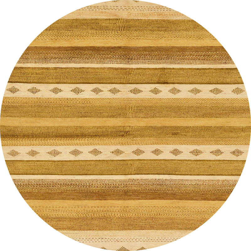 Abstract Indoor Rug, Round 8'