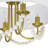 Grieco 4-Light Dimmable Drum Chandelier with Beaded Accents and Adjustable Height