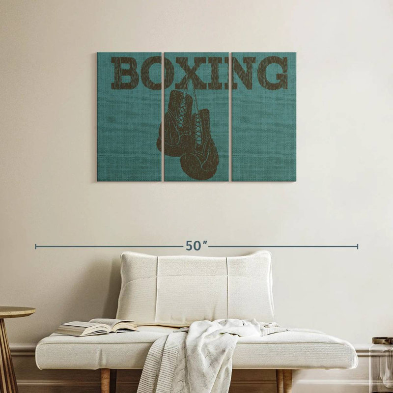 Sireci Boxing Typography, 24" H x 38" W