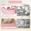 Toddler Floor Bed with Removable Safety Rails and Storage Bag, Kids Bed for Girl and Boys, Standard Crib Size, Safety Upholstered Child Beds, Low to Floor Design-1878986699