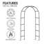  Garden Metal Arch