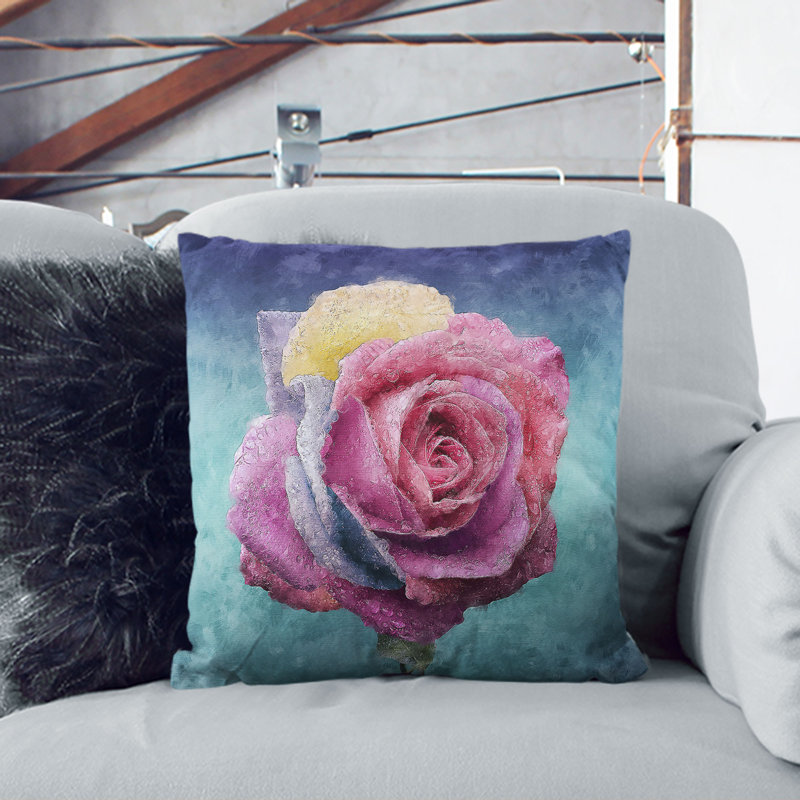 Square Throw Cushion, Stone, 55cm H x 55cm W x 20cm D